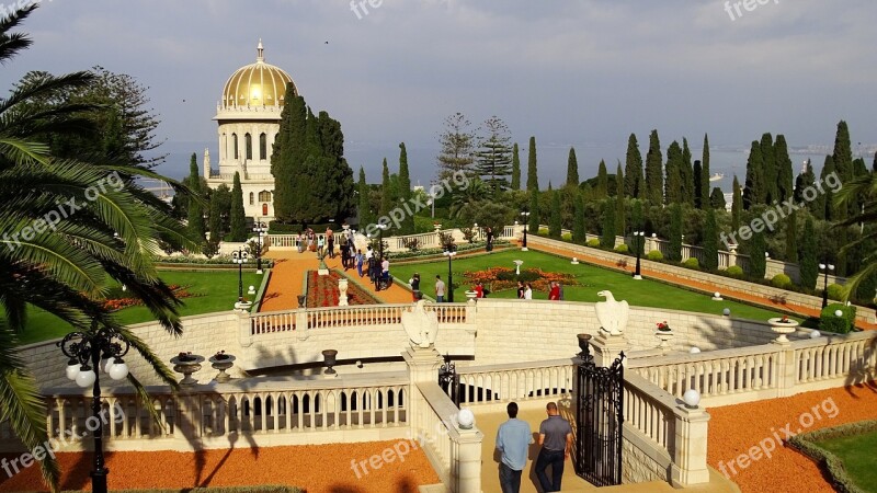 Haifa Bahá ' í Faith Bahá ' í Weltzentrum Shrine Bahá ' í Faith Garden