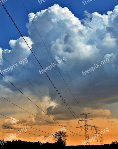 Energetics Transmission Line Power Line Current Energy