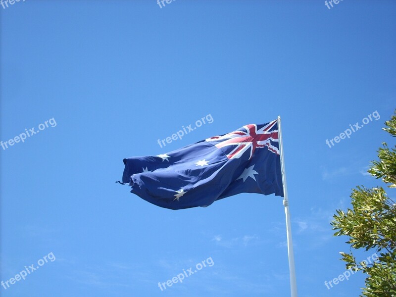 Australian Flag National Pride Flag Free Photos