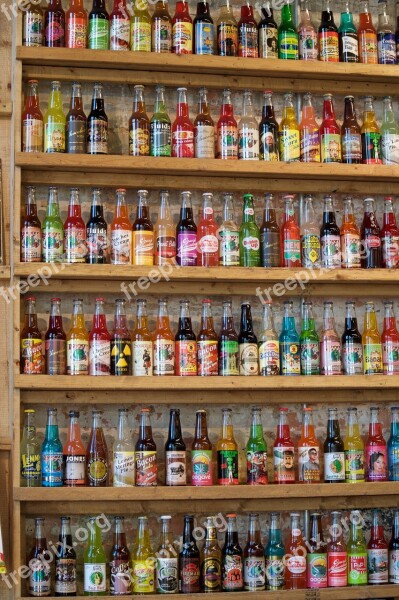 Soda Pop Wall Bottles Fizzy