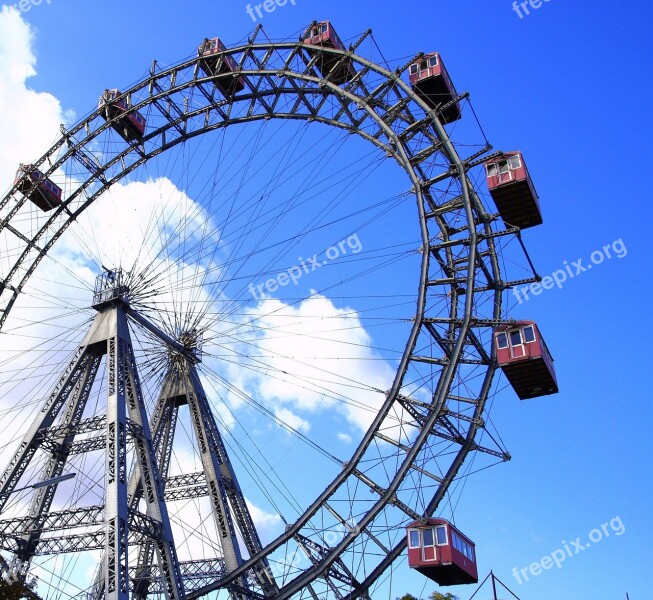 Ferris Wheel Fair Prater Free Photos