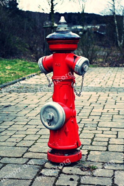 Hydrant Fire Water Hydrant Red Metal