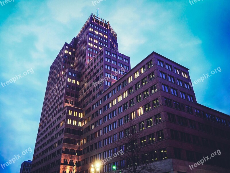 Berlin Potsdammerplatz Skyscraper City Building