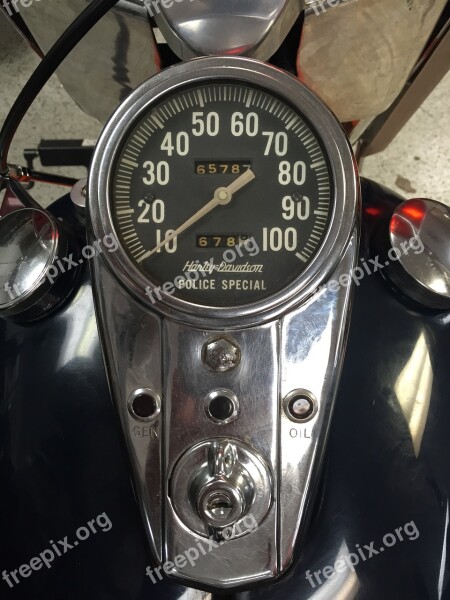 Harley Davidson Speedometer Harley Davidson Motorcycle