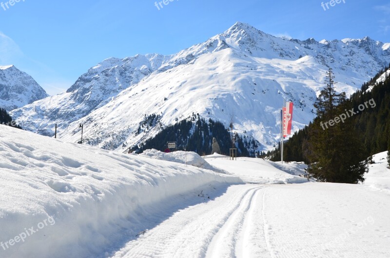 Vacations Alpine Austria Pitztal Free Photos