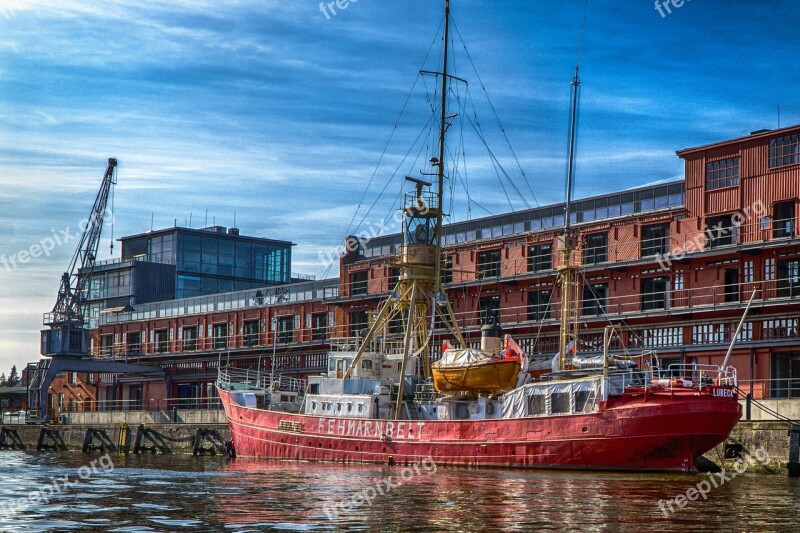 Lübeck Port Harbour Cruise Ship Seafaring