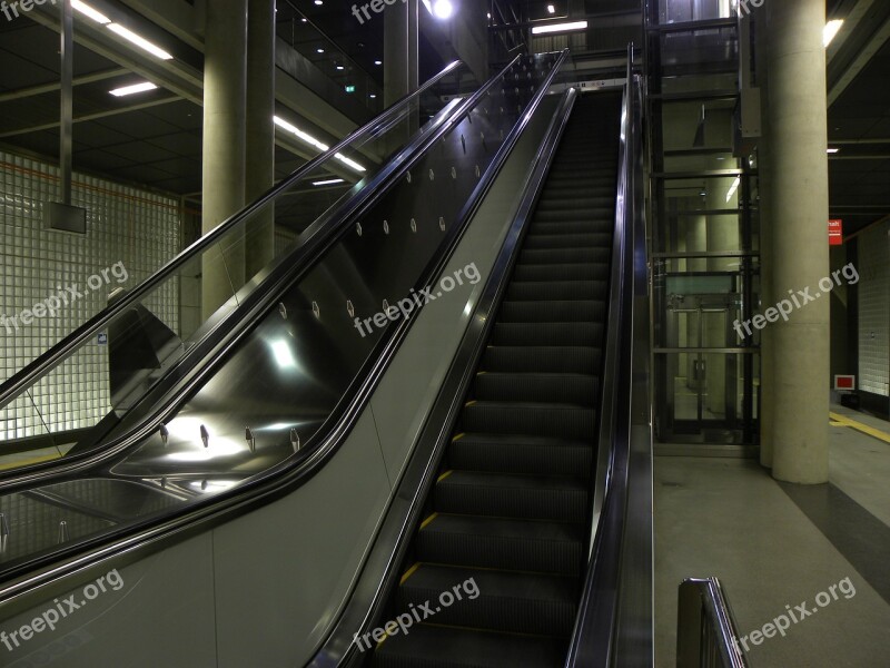 Escalator Metro Cologne Hay Market Free Photos