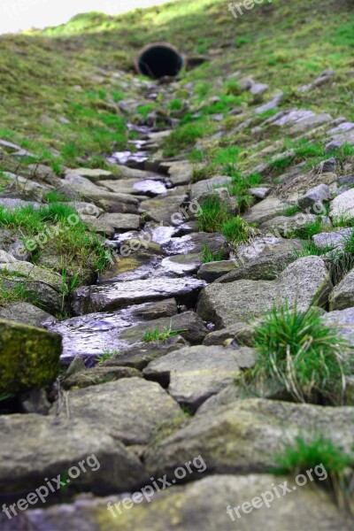 Water Bach Stones Waters Steinchen