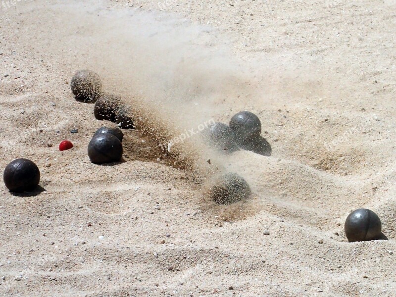 Bocce Sand Games Vacations Free Photos