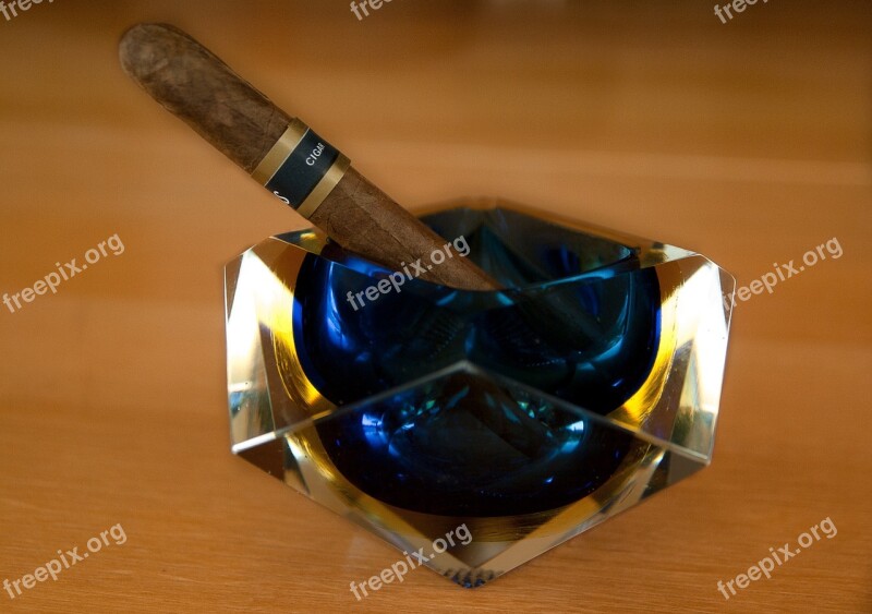 Ashtray Cigar Tobacco Havana Smoke