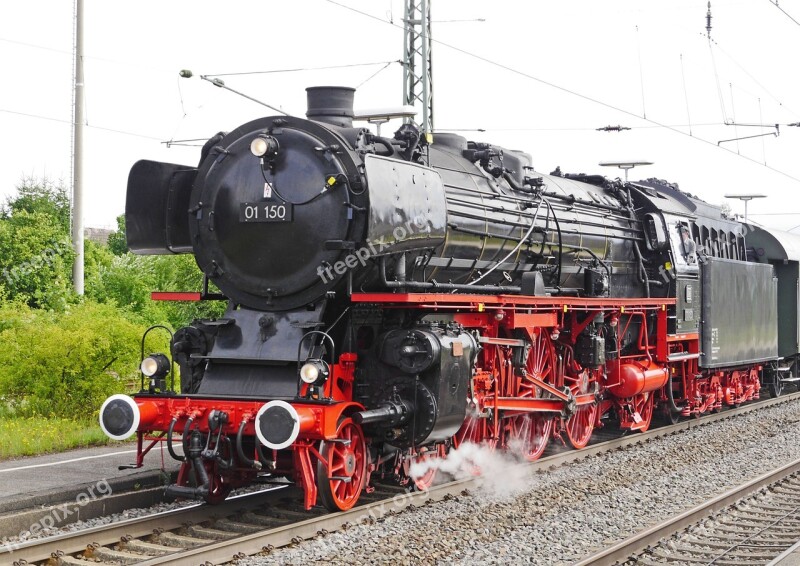 Steam Locomotive Restored Famous Br 01150 Operational