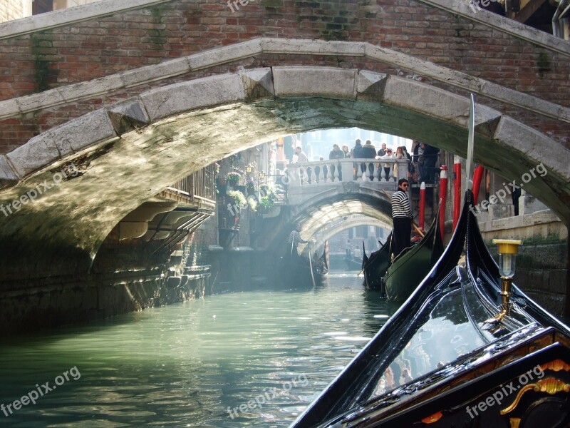 Venice Italy Gondola Channel Light