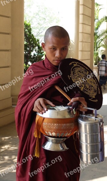 Monk Buddhism Eastern Peace Spirituality