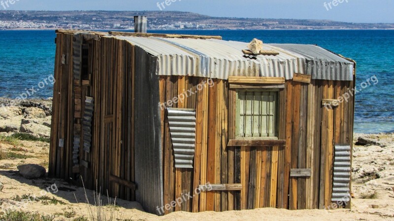 Shanty Booth Hut Sea Coast