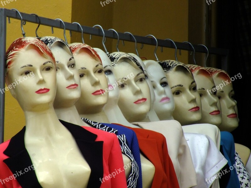 Women Dolls Fashion Hanging Faces