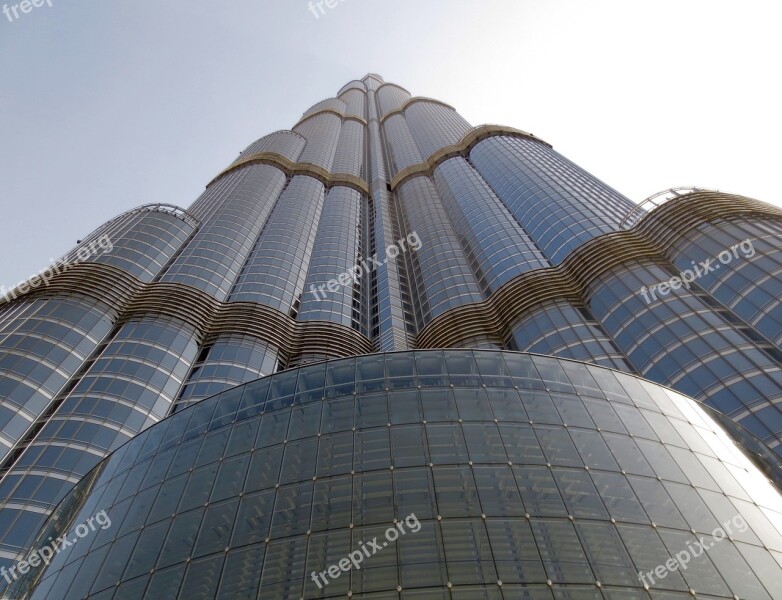 Burj Khalifa Dubai Tallest Building Skyscraper Free Photos