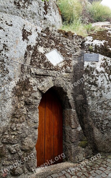 Door Entrance Rock Doorway Exterior