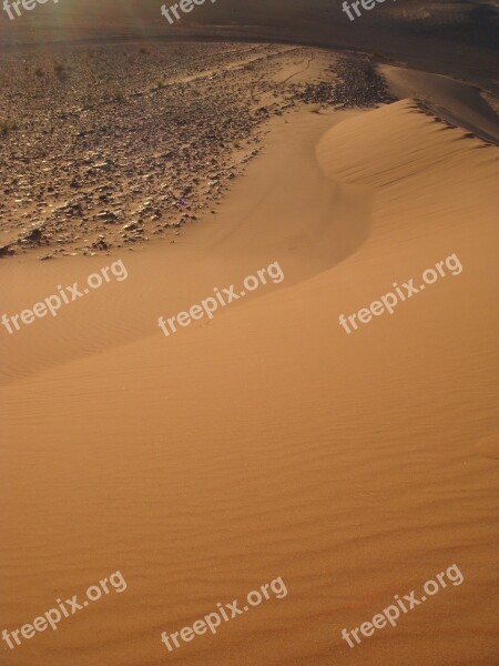 Sand Dune Sahara Desert Dry Free Photos