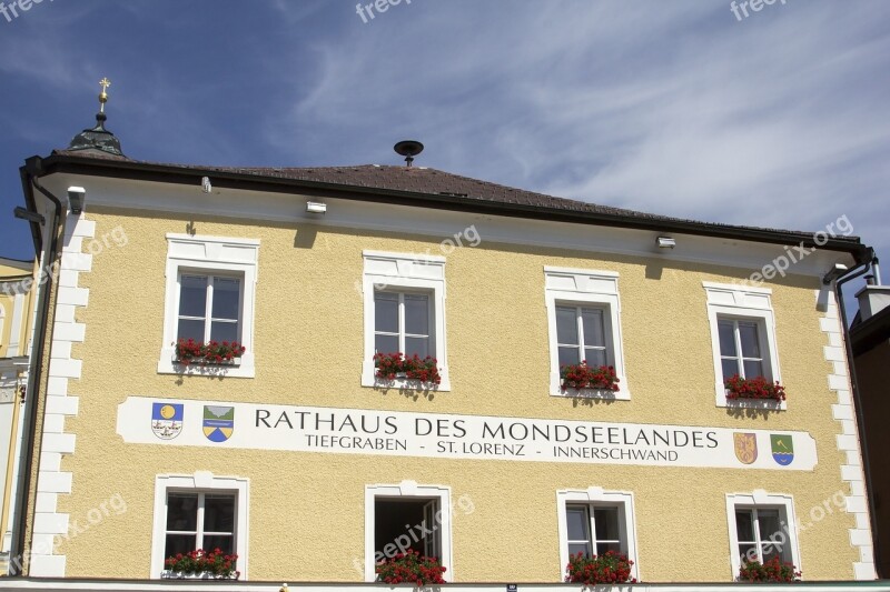 The Town Hall Mondsee Town Upper Austria