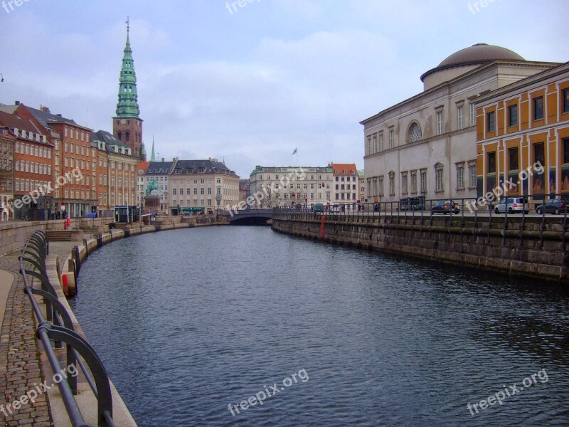 Denmark Copenhagen Canal Capital Nyhavn