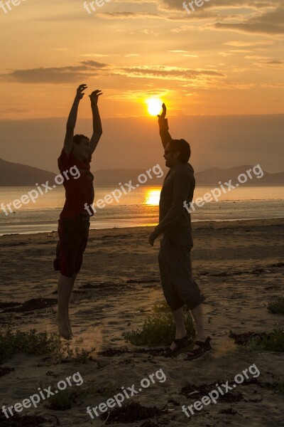 Basketball Sun Beach Playing Ball