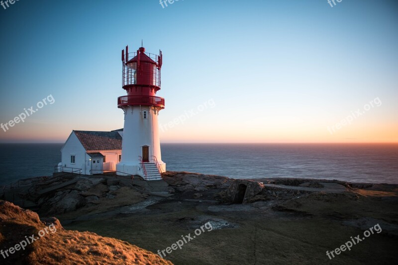 Guy Lindesnes Sunset Norway Evening