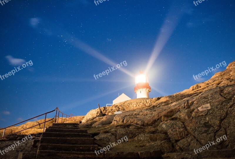 Guy Lindesnes Sunset Norway Evening