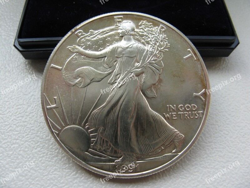 Dollar Silver Coin Money Currency