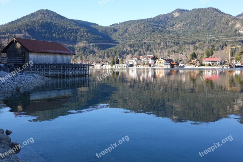 Bavaria Walchensee Upper Bavaria Lake Nature