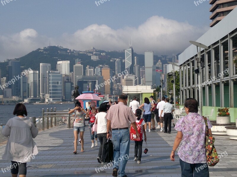 Walkway Kowloon Hong Kong Chinese