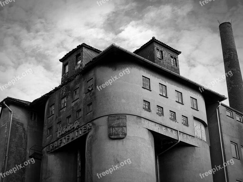 Industrial Building Old Factory Building Abandoned