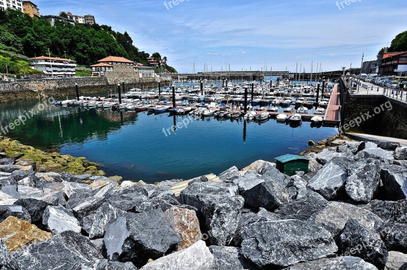 Port Sea Boats Costa Basque Country