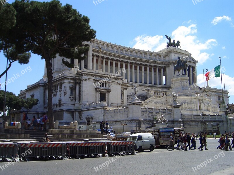 Rome Piazza Venezia Altar Home Free Photos