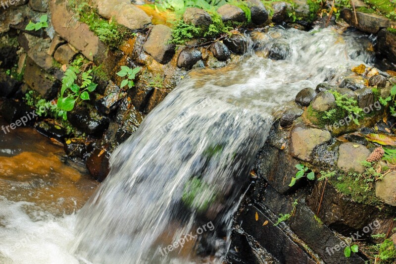 Sustainability Travel Waterfall Landscape Free Photos