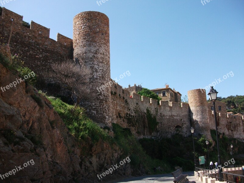 Tossa De Mar Girona Catalonia Spain Free Photos