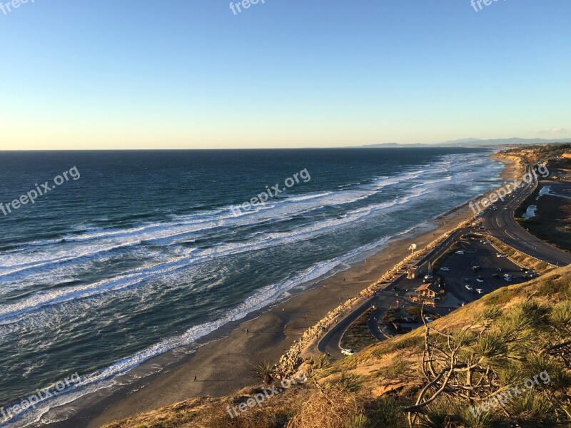 Beach Surf Ocean San Diego California