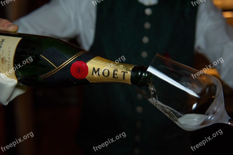 Moet Champagne Drink Noble Luxury