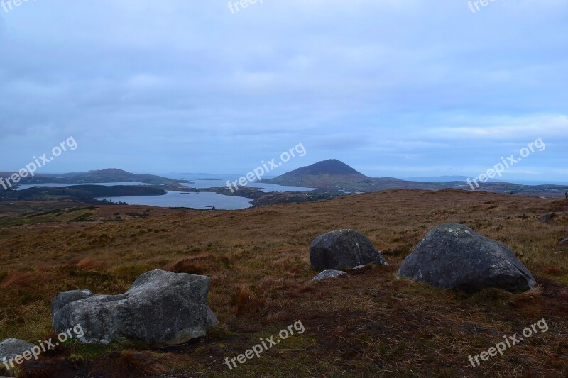 Nature National Park Connemara Ireland Landscape