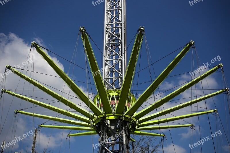 Carousel Kettenkarussel Year Market Fair Steel Structure