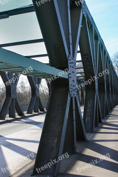 Steel Bridge Steel Structure Bridge Construction Steel Beams Free Photos