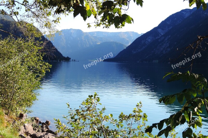 Achensee Tyrol Austria Landscape Lake