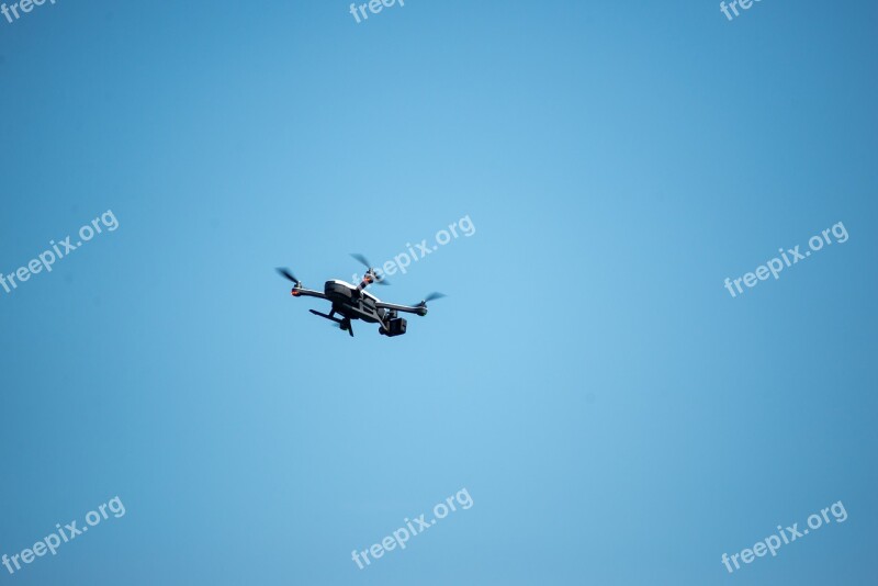 Drone Surveillance Flight Free Photos