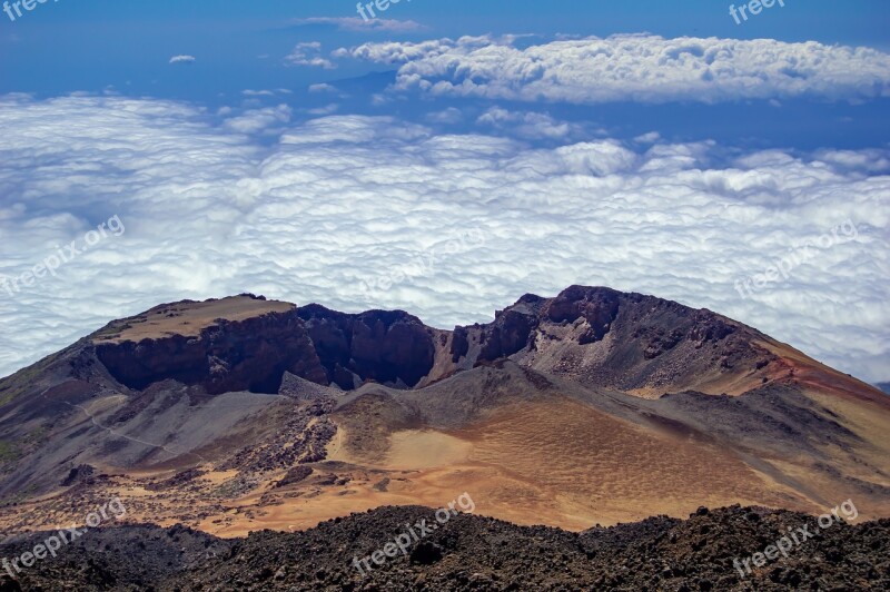 Volcano Tenerife Teide Mountain Spain