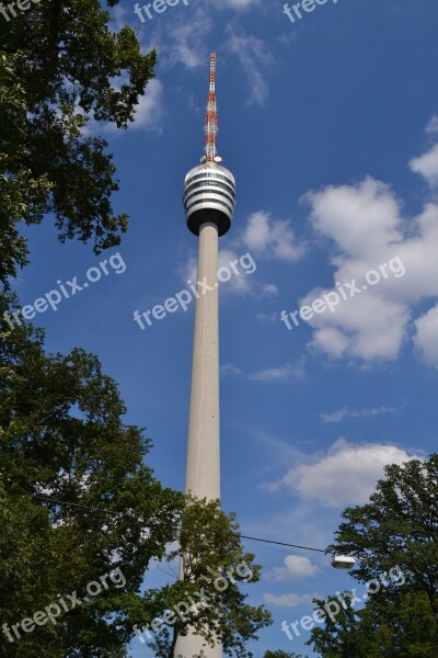 Stuttgart Tv Tower High Radio Tower Architecture