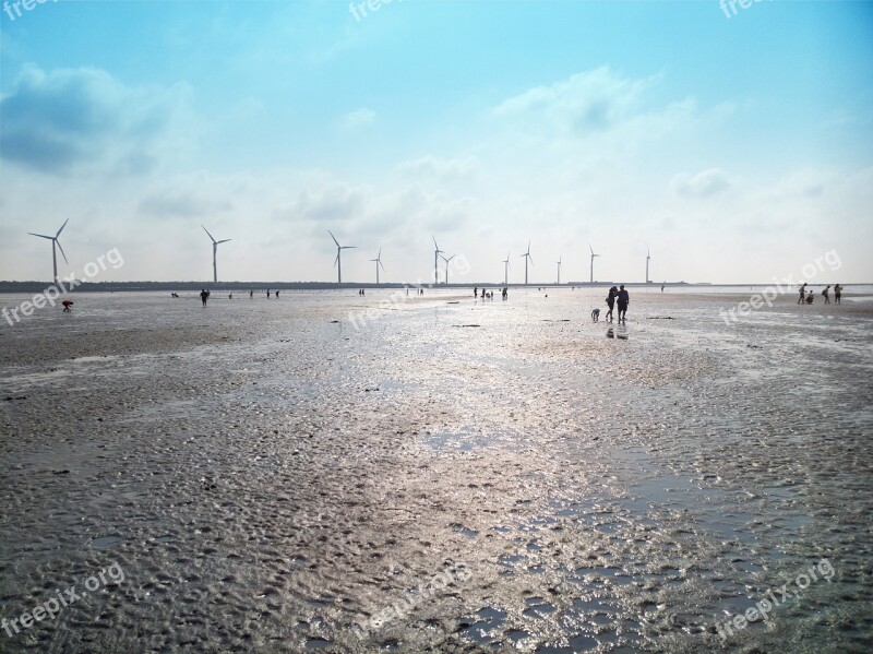 Wind Energy Taichung Wetlands Green Power Windmill ㄝ