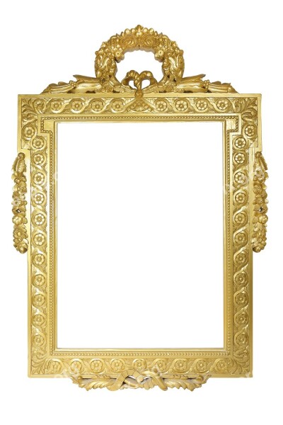 Gold Golden Metallic Frame Wealth