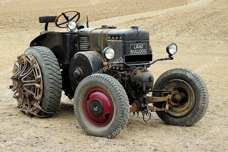 Bulldog Lanz-bulldog Oldtimer Historically Tractor