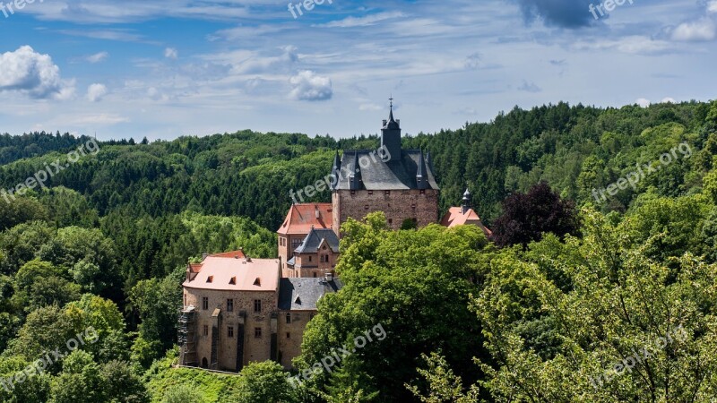 Saxony Castle Kriebstein Historically Free Photos