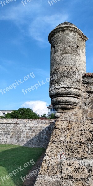 Cartagena Walls Cartagena De Indias Historic Centre Co