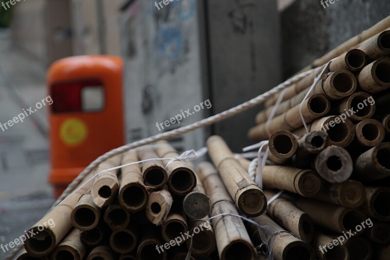 Bamboo Bundle Stem People's Republic Of China Bunch